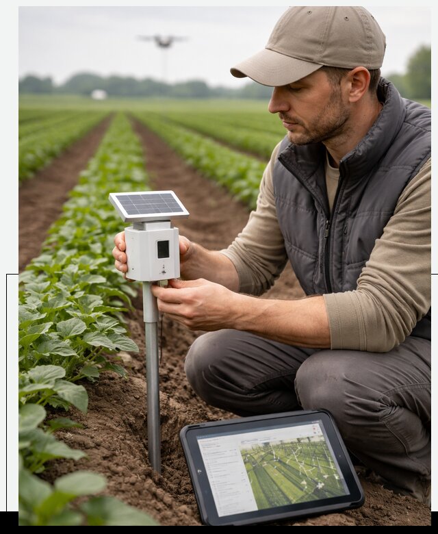 IoT мониторинг сельскохозяйственных полей и контроля в Черемхове